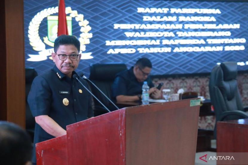 Kota Tangerang tetap tingkatkan pembangunan meski anggaran terkoreksi.
