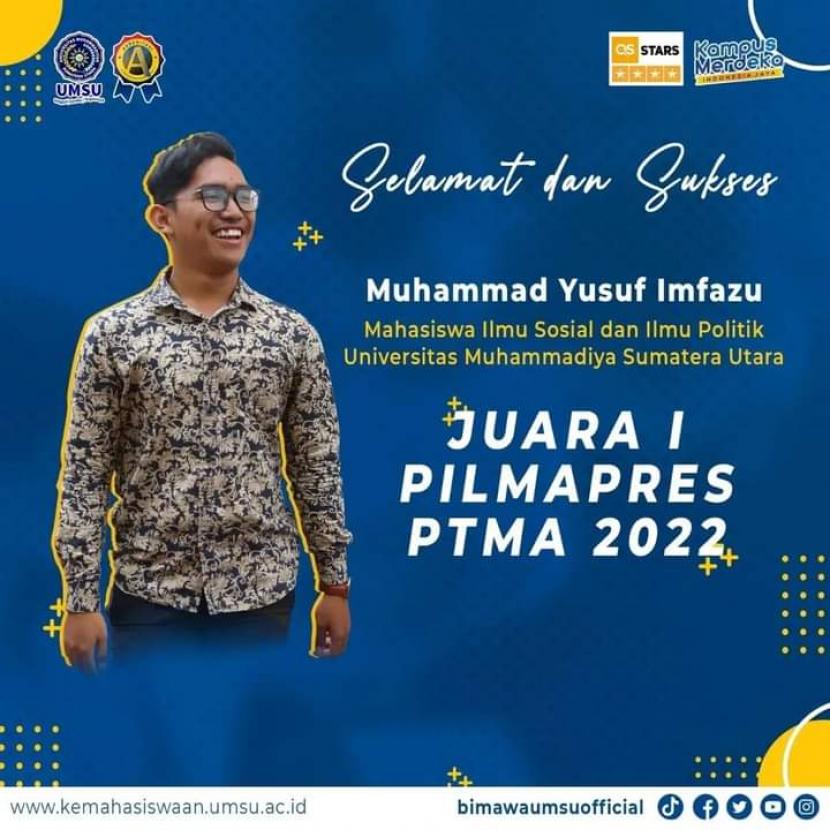 Selamat! Mahasiswa UMSU Juara 1 Pilmapres PTMA se-Indonesia  - Suara Muhammadiyah