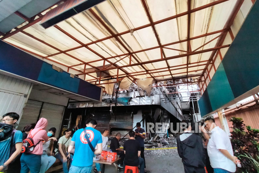 Kondisi Malang Plaza terkini setelah mengalami kebakaran hebat, Rabu (3/5/2023). 