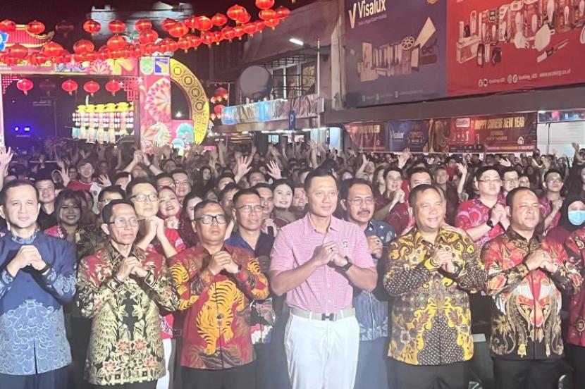 AHY rayakan Tahun Baru Imlek perdana di Batam.
