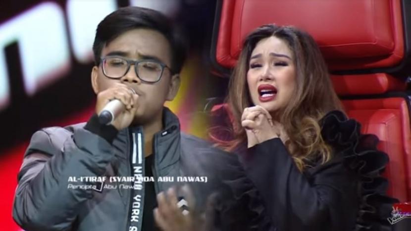 Titi DJ menangis mendengar shalawat peserta The Voice.