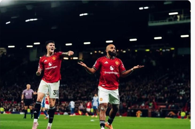 Manchester United Tundukkan Brighton 4-2, Perpanjang Kemenangan Beruntun