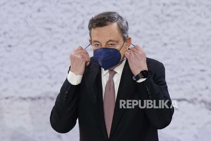 Perdana Menteri Italia Mario Draghi.