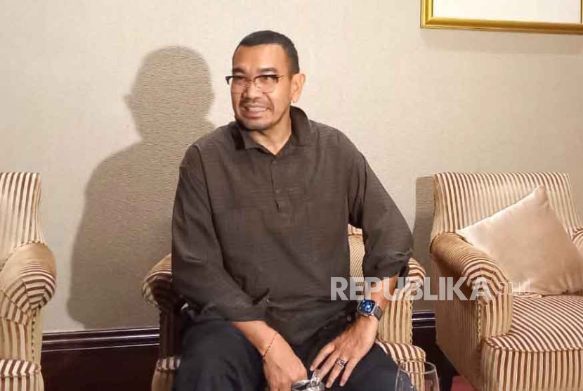 Staf Khusus Menteri BUMN Arya Sinulingga saat wawancara di Hotel Shangri-la, Jakarta, Rabu (18/10/2023).