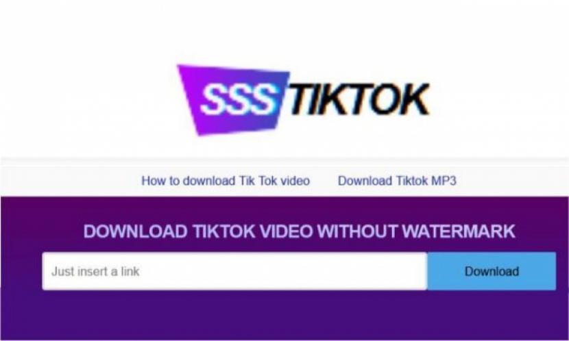 Link Download SSS TikTok tanpa Watermark 2021