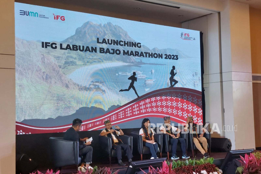 Indonesia Financial Group (IFG) meluncurkan IFG Labuan Bajo Marathon 2023 di Jakarta pada Jumat (1/9/2023).