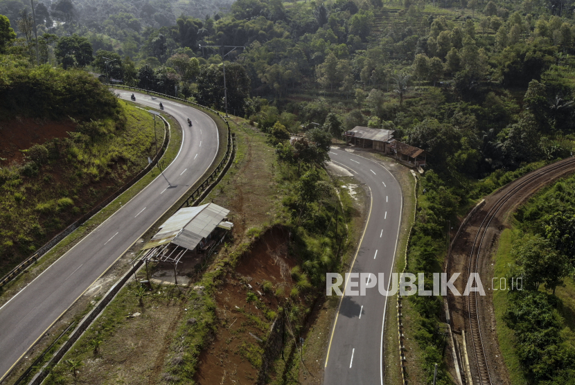 Foto udara jalur selatan Jawa. (Ilustrasi)