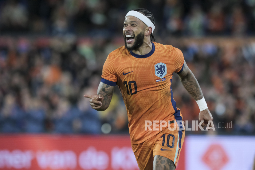 Penyerang Belanda Memphis Depay.
