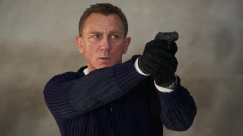 Daniel Craig di film James Bond, No Time to Die.