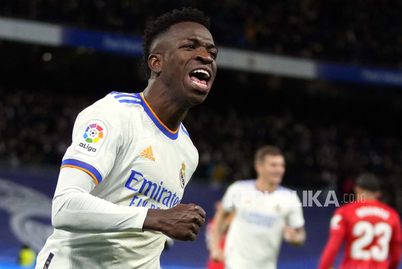 Bintang Real Madrid,Vinicius Junior menjadi pemain terbaik La Liga edisi November 2021. 