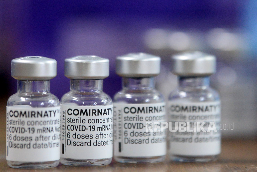 Vaksin Covid-19 yang dikembangkan Pfizer. CDC AS mengungkapkan, tidak ada laporan kasus kematian akibat miokarditis terkait pemberian vaksin Covid-19 Pfizer. 