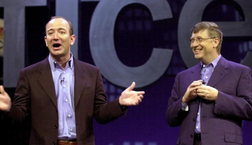 Ketika Dua Orang Terkaya Dunia Bersatu Investasi Besar Pada Bisnis Ini. (FOTO: Getty Images/STAN HONDA/Stringer)