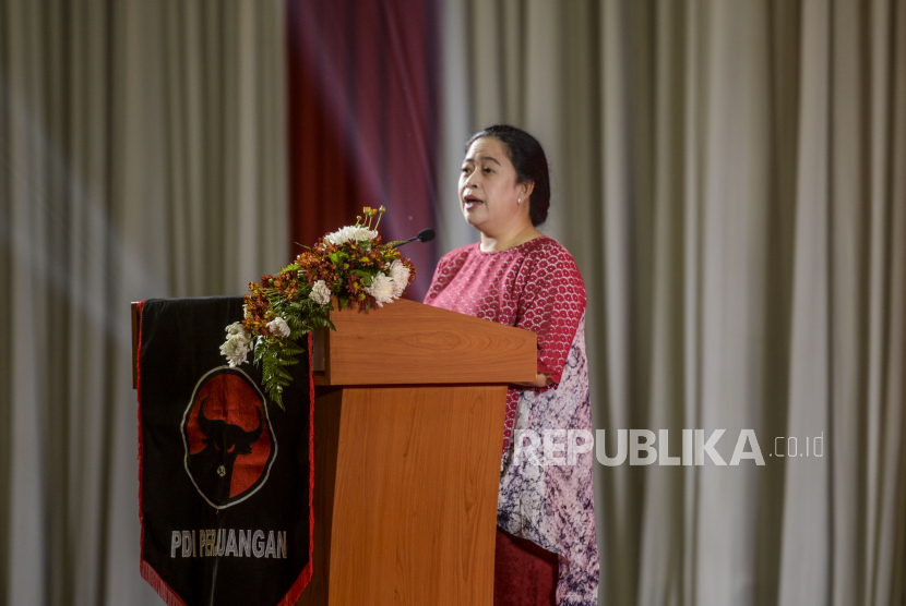 Ketua DPR Puan Maharani hadir dalam Festival Bakar Ikan Nusantara di JCC, Senayan, Jakarta, Sabtu (25/6/2022). (ilustrasi)