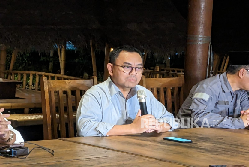 Ketua dari tim Anies Baswedan, Sudirman Said bersyukur telah resminya Partai Keadilan Sejahtera (PKS) yang secara resmi menyatakan sikapnya, di kawasan Bandara Soekarno-Hatta, Tangerang, Senin (30/1).