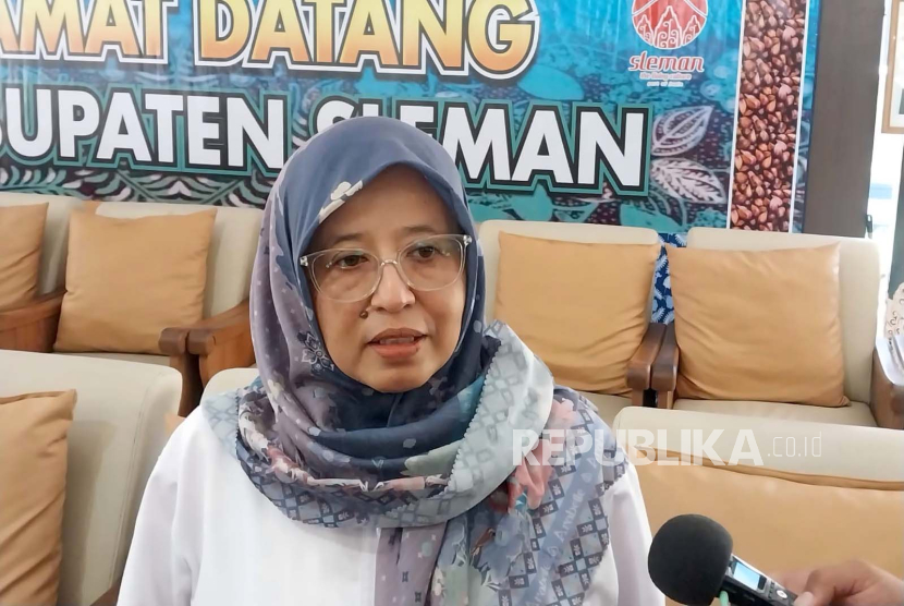 Pelaksana Tugas (Plt) Kepala Dinas Koperasi dan UKM Kabupaten Sleman Tina Hastani. 