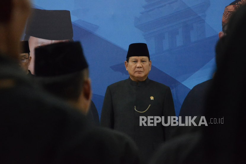 Ketua Umum Pengurus Besar Ikatan Pencak Silat Indonesia (PB IPSI) Prabowo Subianto