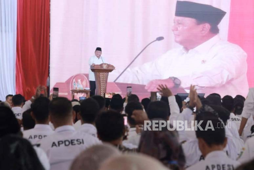 Menteri Pertahanan sekaligus calon presiden dari Partai Gerindra, Prabowo Subianto. Sejumlah relawan Khofifah alihkan dukungan untuk Prabowo Subianto 
