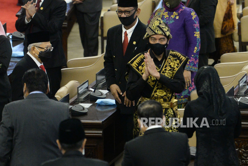 Presiden Joko Widodo dan Wakil Presiden Ma'ruf Amin