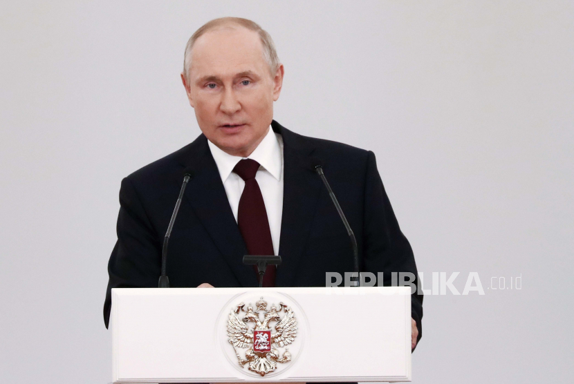 Putin Ucapkan Selamat Idul Adha Bagi Umat Islam. Presiden Rusia Vladimir Putin.