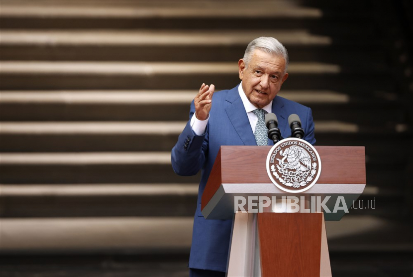 Presiden Meksiko Andres Manuel Lopez Obrador menuduh Pentagon memata-matai pemerintahnya, Selasa (18/4/2023). Tuduhan ini menyusul kebocoran dokumen di media sosial Amerika Serikat (AS). 