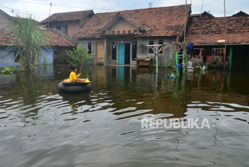 Banjir melanda 35 desa di 12 kecamatan di Kabupaten Cilacap, Jawa Tengah (Foto: ilustrasi banjir)