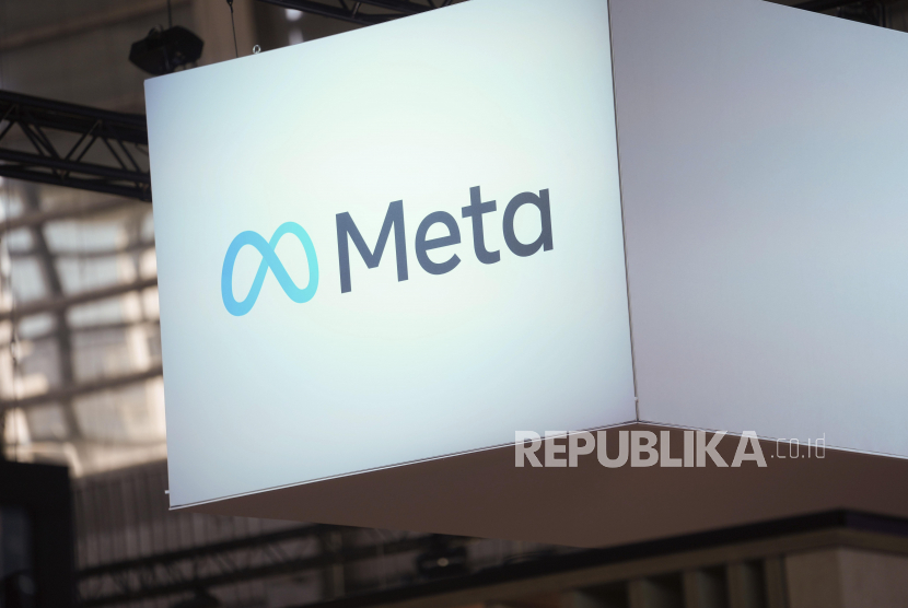 Foto ilustrasi logo Meta. Meta telah memulai proses untuk mengakhiri akses ke pemberitaan di Facebook dan Instagram untuk semua pengguna di Kanada.