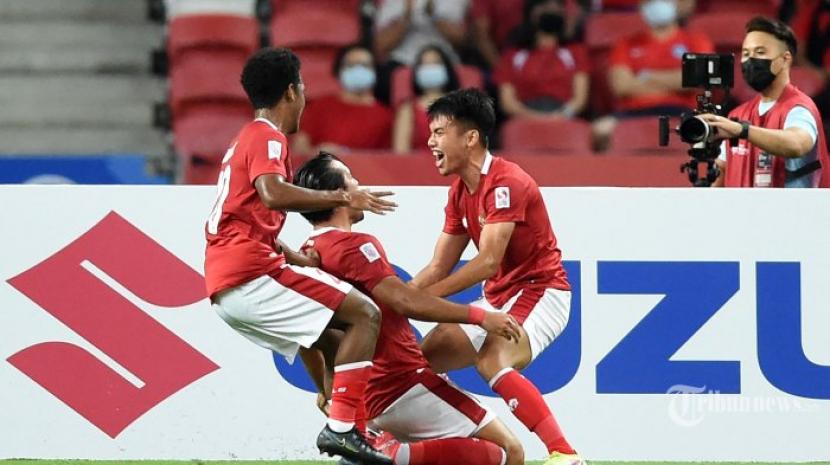 Timnas Indonesia vs Singapura pada semifinal Piala AFF 2020 