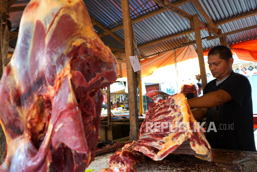 Pemkab Gunung Kidul Tingkatkan Pengawasan Daging Sapi di Pasar Rakyat (ilustrasi).