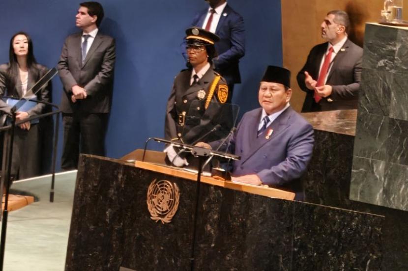 Sidang PBB, Prabowo ungkap kepedihan bangsa Indonesia karena kolonial.