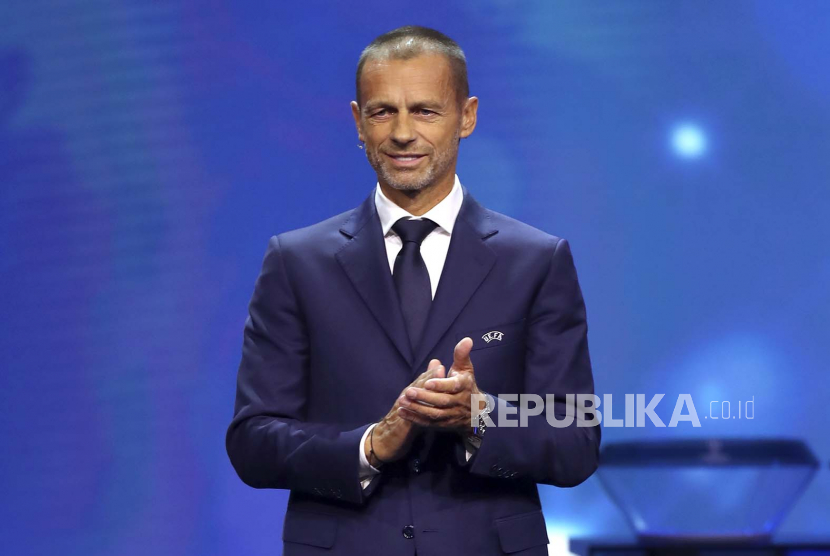 Presiden UEFA Aleksander Ceferin. 