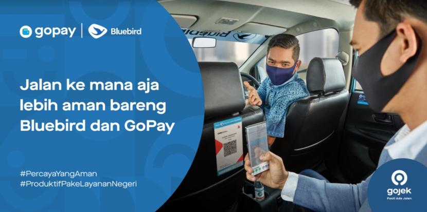  Blue  Bird  GoPay Sediakan Transaksi Tanpa Kontak  Cegah 