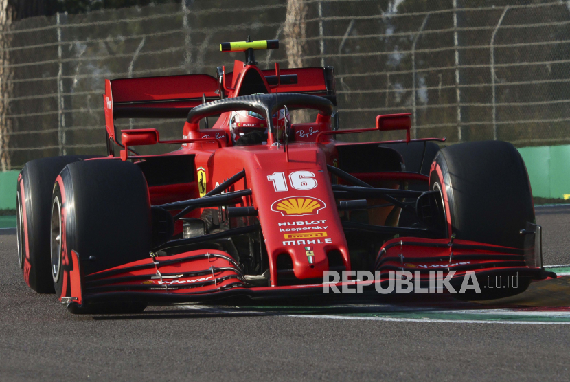  Pembalap Ferrari Charles Leclerc (ilustrasi).