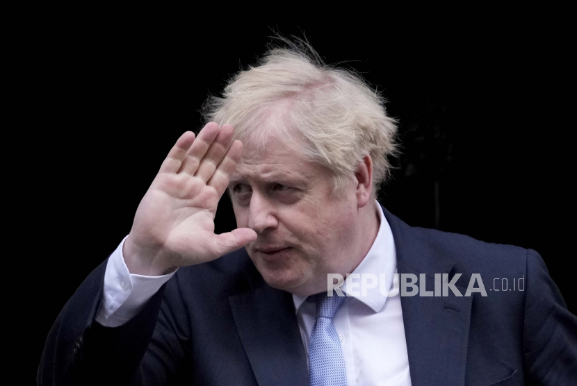 Perdana Menteri Inggris Boris Johnson mengancam Rusia dengan sanksi ekonomi apabila ada serangan ke Ukraina. Ilustrasi.
