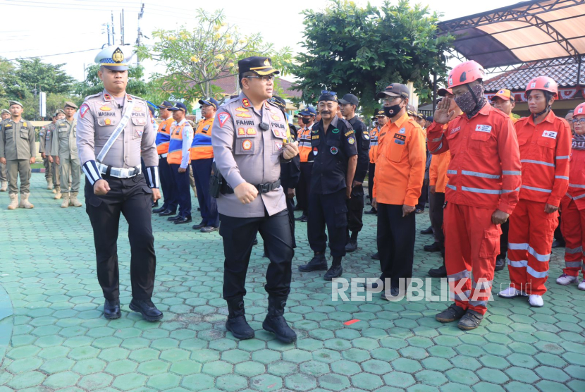 Operasi Patuh Lodaya 2024 di wilayah hukum Polres Indramayu dimulai, Senin (15/7/2024). 