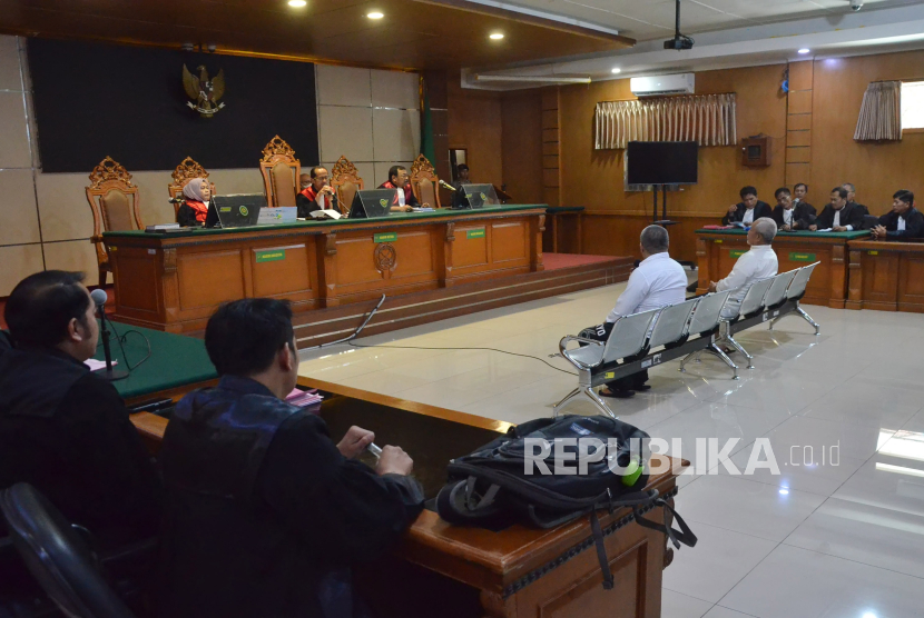 Suasana sidang di Pengadilan Negeri (PN) Bandung, Jalan LRE Martadinata, Kota Bandung