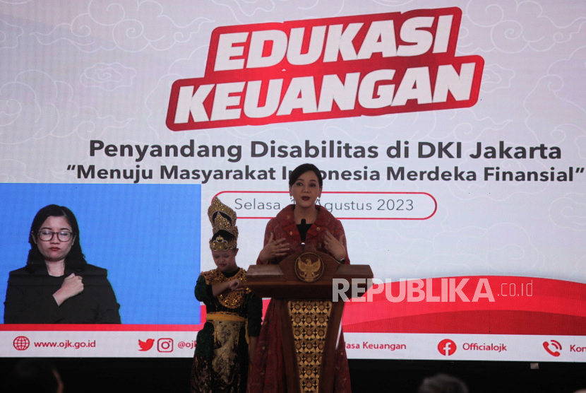 Kepala Eksekutif Pengawas Perilaku Pelaku Usaha Jasa Keuangan, Edukasi dan Perlindungan Konsumen, Otoritas Jasa Keuangan (OJK) Friderica Widyasari Dewi.