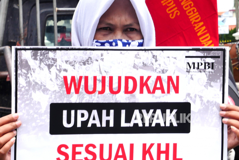 (ILUSTRASI) Aksi Majelis Pekerja Buruh Indonesia (MPBI) di Yogyakarta.