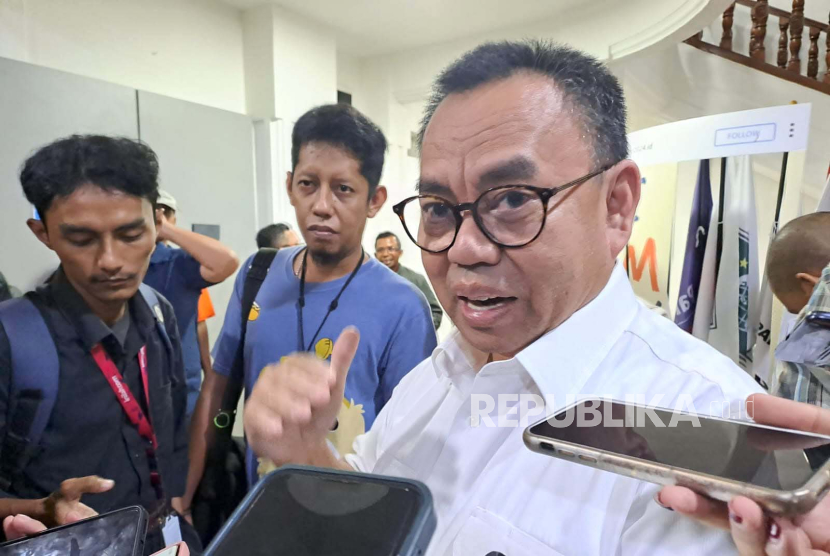 Co-kapten Timnas Pemenangan Amin, Sudirman Said di Rumah Perubahan, Jalan Brawijaya X, Kebayoran Baru, Jakarta Selatan, Selasa (23/1/2024). 