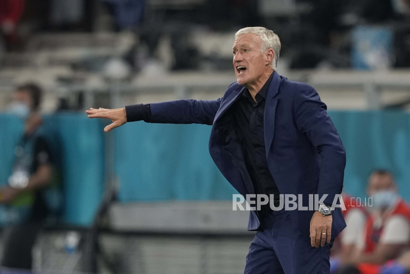 Pelatih timnas Prancis, Didier Deschamps.