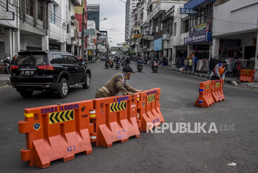 Penutupan jalan Kota Bandung (ilustrasi)