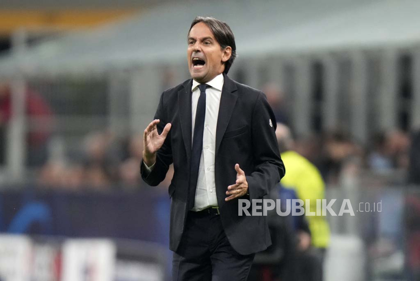 Pelatih Inter Milan Simone Inzaghi