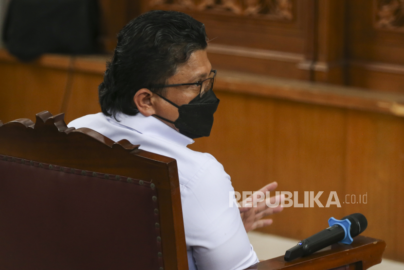 Terdakwa kasus pembunuhan berencana terhadap Brigadir Yosua, Ferdy Sambo menjalani sidang lanjutan di PN Jakarta Selatan, Jakarta, Selasa (31/1/2023). Sidang tersebut beragendakan pembacaan duplik oleh penasihat hukum terdakwa. 