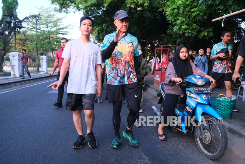 Temani Ganjar Jogging, Gibran: Enggak Ada Manuver, Saya Kan Cuma Anak ...