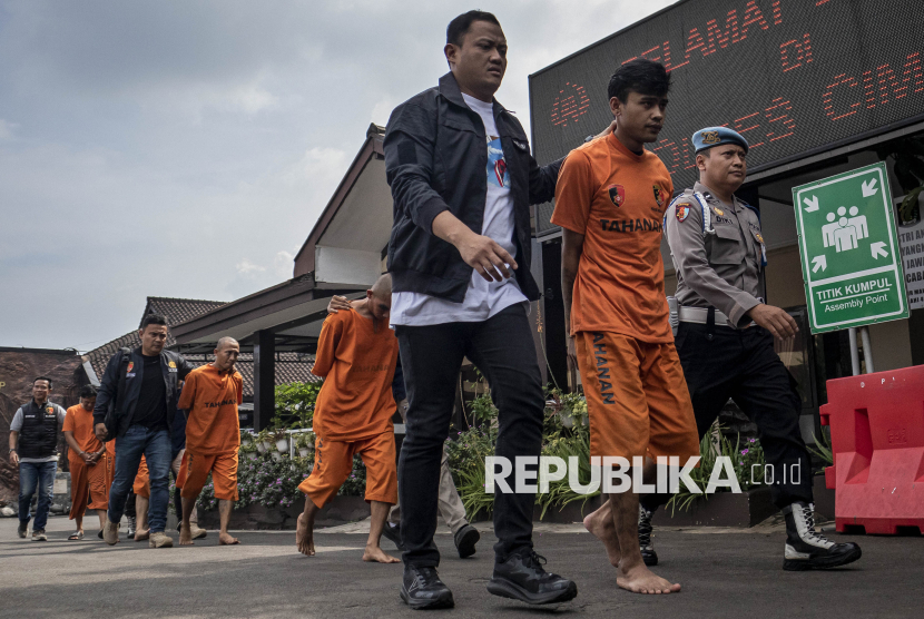 Tegas! Ratusan Preman di Cimahi Ditangkap Polisi