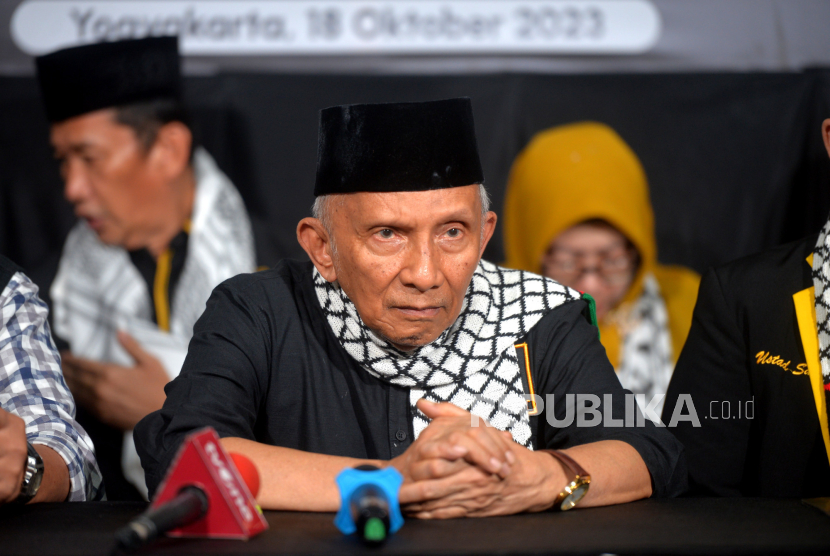 Ketua Majelis Syura Partai Ummat, Muhammad Amien Rais. (ilustrasi)