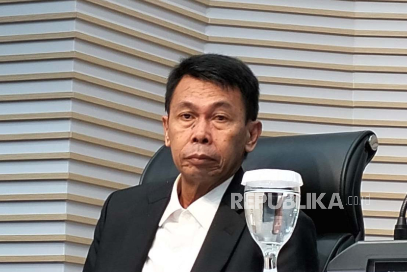 Ketua KPK Sementara Nawawi Pomolango di Gedung Merah Putih KPK, Jakarta Selatan, Senin (27/11/2023).
