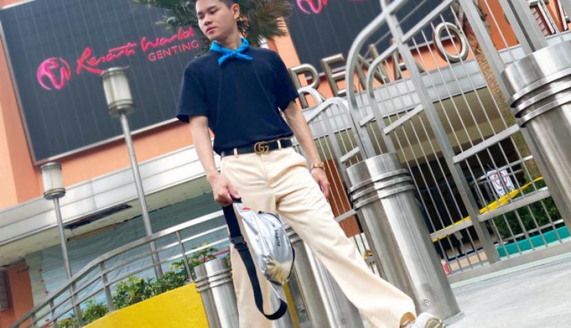 Freddy Huang: Selebgram Asal Batam, Jadi Model hingga Punya Brand Sendiri. (FOTO: Agus Aryanto)
