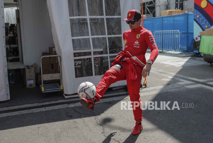 Pembalap Scuderia Ferrari, Charles Leclerc.