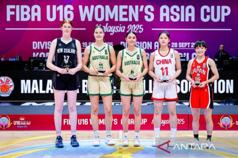 Miya Takeuchi raih MVP FIBA U-16 Women's Asia Cup 2025.