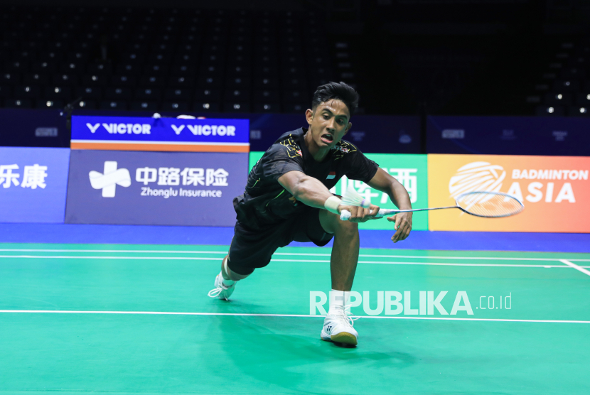 Pebulu tangkis tunggal putra Indonesia Alwi Farhan.